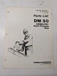 Homelite Parts List Book Catalog Manual Multi Purpose Saw DM50 17304 Rev. Fixed Price $12.28.