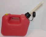 Blitz 11802 Gallon 4 Oz. Plastic Gas Can W/ Flex Spout, Vent & Cap. Fixed Price $29.99.