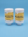 2 Pack Ecolab 6100975 Low Temp Laundry Solid Chlorine Sanitizer 4 Lbs Each. Fixed Price $159.00.