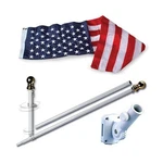 Allied Flag American And Pole Set - 3X5 Us 5' Spinning Pol.... Fixed Price $86.09.