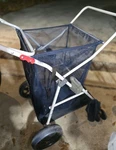 Rio Beach Wonder Wheeler Super Size Cart Extra Wide Wheels, Cap. 100 Lb. Fixed Price $39.00.