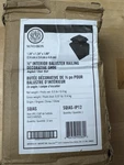 12 Qty - Nuvo Iron 1/2" Interior Baluster Railing Decorative Shoe Angle Lot. Fixed Price $26.99.