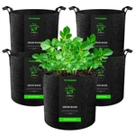 3 Gallon Fabric Pots Grow Bags With Handles Black 5PACK Vivosun Gardening Soil. Fixed Price $21.09.