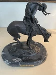 End Of The Trail By James Fraser Bronze Statue Sculpture Western Native American. Fixed Price $200.00.