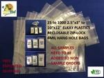 Elkay Plastic Zip Seal Lock Top Reclosable Poly Bags With Hang Hole. Fixed Price $120.33.