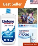Fresh Mint Biotene Mouthwash, 16 Fl Oz - Gentle Dry Solution For All Ages. Fixed Price $14.99.