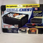 Chill Chest Xl Adjustable Iceless Lightweight Collapsible 41 Qt Foldable Cooler. Fixed Price $32.50.