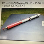 Rare! Bandwagon PF2 Power Flame Blow Torch Weed Killer/ice Melt Used Kerosene. Fixed Price $290.85.