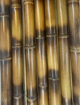 Flame Cured Bamboo Poles 1.5 Diameter Indoor Outdoor Materials Ft To 8. Fixed Price $96.00.