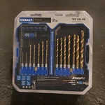 Kobalt 21PC Drill & Drive Set #0155488 Titanium Coated - Great Gift Idea!. Fixed Price $13.91.