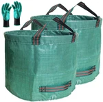 Standard 2-PACK 16 Gallon Yard Lawn Bags (D18, H15 Inch) W/gardening G.... Fixed Price $25.04.