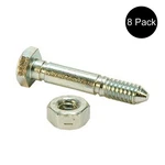 (8 Pack) Shear Pin & Nut Fits John Deere 524D 724D A122156 Ariens 05907100. Fixed Price $9.99.