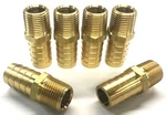 American Coupling 3/4" Brass Push On Hose Fitting 102 1208 Lot Of 6 Nos. Fixed Price $30.86.