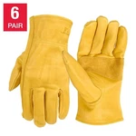 6 Pairs Wells Lamont Men's Work Gloves 100% Cowhide Leather, M-3XL New. Fixed Price $57.99.