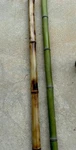 Flame Cured Bamboo 1 Diameter Pole 6 Feet. Fixed Price $37.50.