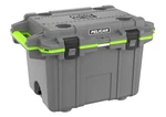 Pelican Elite 50 Quart Cooler - 38 Capacity Dark Gray With Green Trim. Fixed Price $299.95.