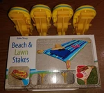 New Flip Flop Beach And Lawn Stakes By Better Things 4-PK. Fixed Price $9.50.