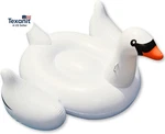 Original 90621 Giant Inflatable Swan Pool Floatie Ride-on Lounge W/ Stable. Fixed Price $63.10.