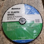 Arnold 11" Universal Plastic Wheel Mtd, Craftsman, Toro, 490-325-0023. Fixed Price $17.00.