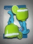O2COOL Boca Clips Margarita For Beach Towel Set Of About 5 1/2. Fixed Price $12.00.