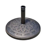 Four Seasons Courtyard 18" Base Fits Up To 2" Umbrella,bronze(open Box). Fixed Price $37.53.