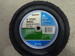 New Arnold 8" X 1.75" Steel Wheel, 60 Lb. Load Rating 490-322-0005. Fixed Price $24.95.