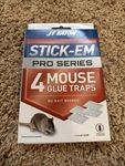 Jt Eaton Stick-em Mouse Glue Traps 4 Pack Pro Series No Bait #133P. Fixed Price $8.99.