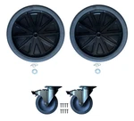 Genuinue Rubbermaid Replacement Wheels For Mega Brute Trash Container 9W71 9W73. Fixed Price $108.00.
