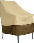 Veranda Water-resistant 25.5 Inch High Back Patio Chair Cover, Pebble, Outdoor. Fixed Price $71.99.