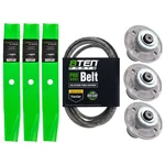 8TEN Deck Kit Blade Spindle Belt For Ariens Zoom 1640 Gravely Zt 1840 Inch. Fixed Price $113.95.