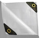 12 Mil Heavy Duty White Tarp Canopy Tent Carport Cover Uv Weather Tricoated Poly. Fixed Price $58.89.