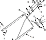 Ardisam/earthquake 3108A/20827/30588 W Ferrule Ft Fits Tiller Units Part #14. Fixed Price $43.09.