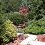 Rustic Windmill Indoor/outdoor Metal Garden Statue - 51 By Sunnydaze. Fixed Price $159.00.