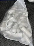 Mueller Plastics 1/2" Pvc- 1, SCH40 12PCS Pipe Tee (A6). Fixed Price $15.00.