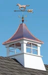 Accentua Charleston Cupola With Horse Weathervane, 24 In. Square, 53 High. Fixed Price $919.00.