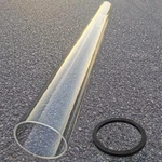 49.5" Replacement Glass Tube For 4-SIDED Patio Heaters, 4" Diameter. Fixed Price $74.99.