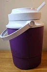 Vtg Rubbermaid Gott Insulated Water Cooler Jug #1502 Purple Spout & Handle 1/2. Fixed Price $14.99.
