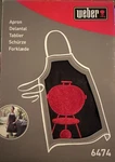 Weber 6474 Barbecue Grilling Apron Black W/red Embroidery Nib. Fixed Price $19.99.