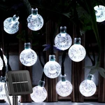 60 Led Solar Globe LIGHTS,35.6 Ft, 8 Lighting Modes, Outdoor Wedding Party Decor. Fixed Price $30.36.