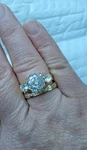 Charles Winston For Bella Luce Scintilliant Cut 3-STONE Cz Silver Set Size 8. Fixed Price $120.00.