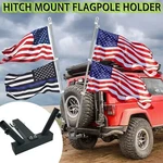Hitch Mount Dual Flagpole Holder Universal For Standard 2 In Receiver. Fixed Price $28.98.