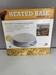 Farm Innovators Model HP-125 Heated Base For Metal Poultry Founts 125-WATT. Fixed Price $59.99.