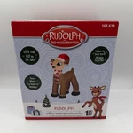Gemmy Rudolph The Red Nosed Reindeer 3.5 Ft Inflatable Airblown Christmas Decor. Fixed Price $32.99.