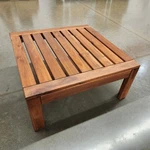 Ikea /applaro Chair - Table Outdoor, Brown Stained, Solid Wood. Fixed Price $189.99.