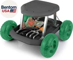 Gardening Stool - Rolling Seat With Wheels And Storage Tray. Fixed Price $64.65.