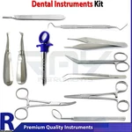 Dental Surgical Instruments Elevator Tweezers Scissor Tooth Examination Tool Kit. Fixed Price $62.49.