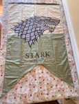 Game Of Thrones Stark House Banner/large Flag - 30 X 50 Hbo Calhoun. Fixed Price $50.00.