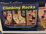 Playstar Action Climbing Wall Grips Kit 4 Pieces Rocks Nos. Fixed Price $24.99.