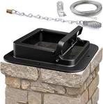Chimney Damper Kit 13"X13", Air Tight For Wood-fueled Masonry Fir. Fixed Price $191.99.