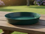 Austin Planter 16 INCH(14.25 Base) Saucer Single Hunter Green.... Fixed Price $14.75.